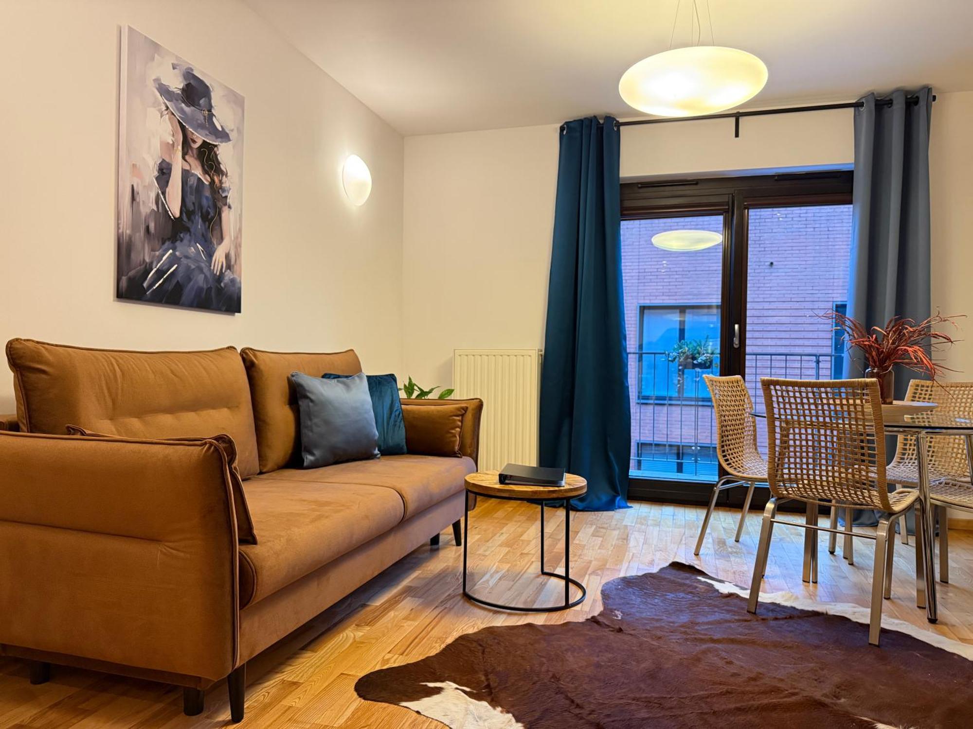 Angel Mint Apartment - Free Parking - Balcony 크라쿠프 객실 사진