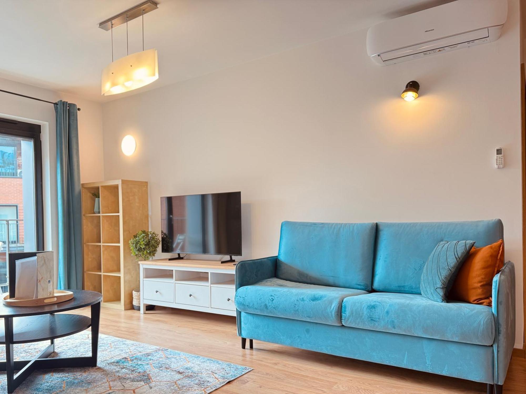 Angel Mint Apartment - Free Parking - Balcony 크라쿠프 객실 사진